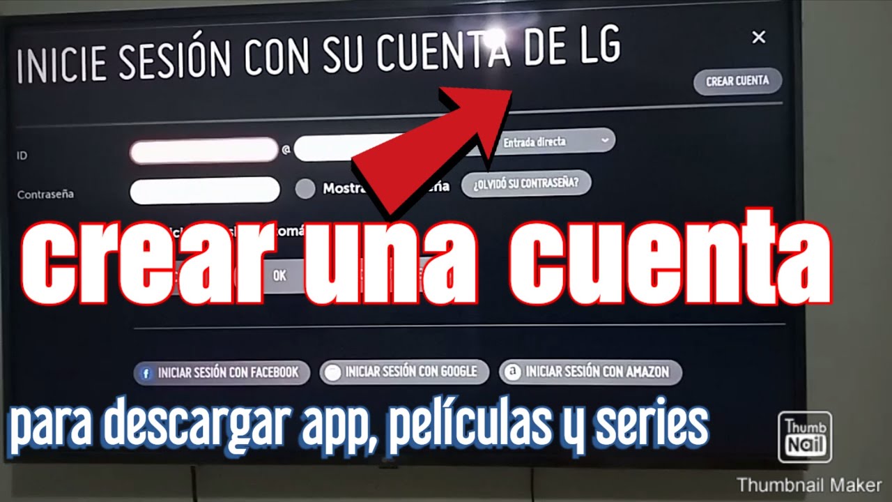 crear cuenta smart tv crear cuenta smart tv